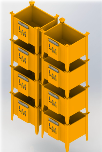 Caixa Container Empilhável