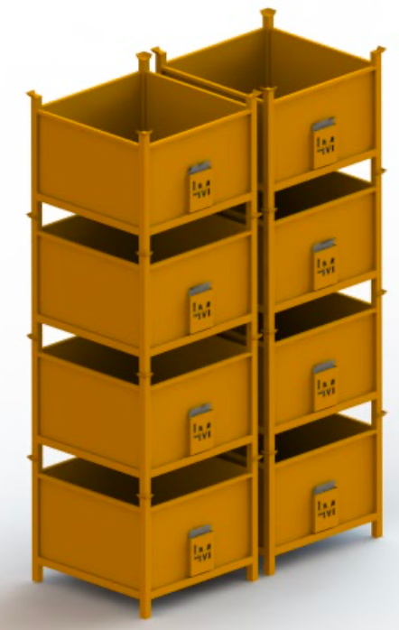 Caixa Container Empilhável